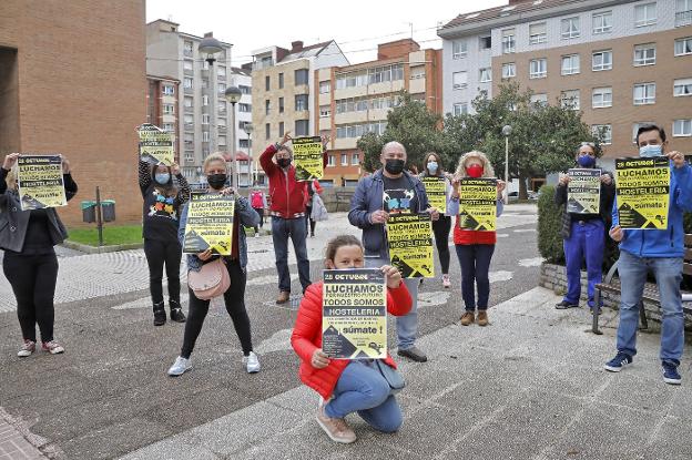 Los comerciantes de La Calzada se suman al cierre patronal hostelero del día 28