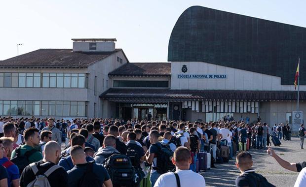 Un brote de covid-19 deja 22 casos en la Escuela Nacional de Policía de Ávila