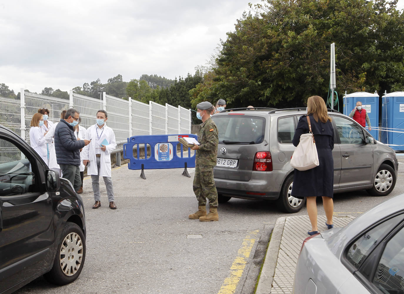 Cabueñes refuerza con un hospital de campaña
