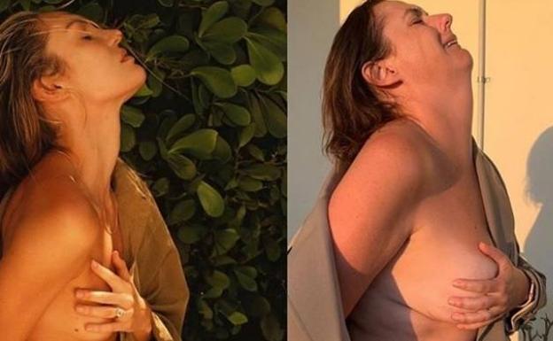 Instagram censura la parodia de un desnudo por parte de Celeste Barber pero no la imagen original