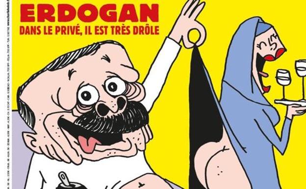 La portada de 'Charlie Hebdo' que profundiza las tensiones entre Turquía y Francia