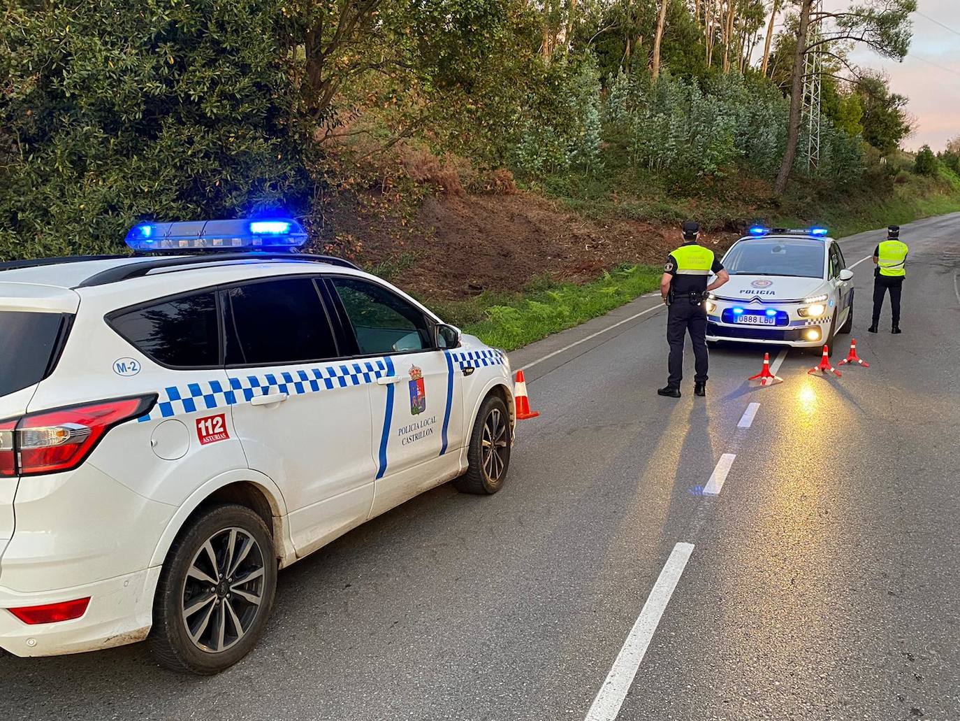 La Policía Local de Avilés impone 32 multas por incumplir el cierre perimetral y el toque de queda