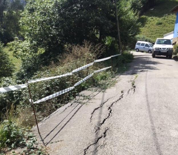 San Martín reparará el argayo de La Cabaña