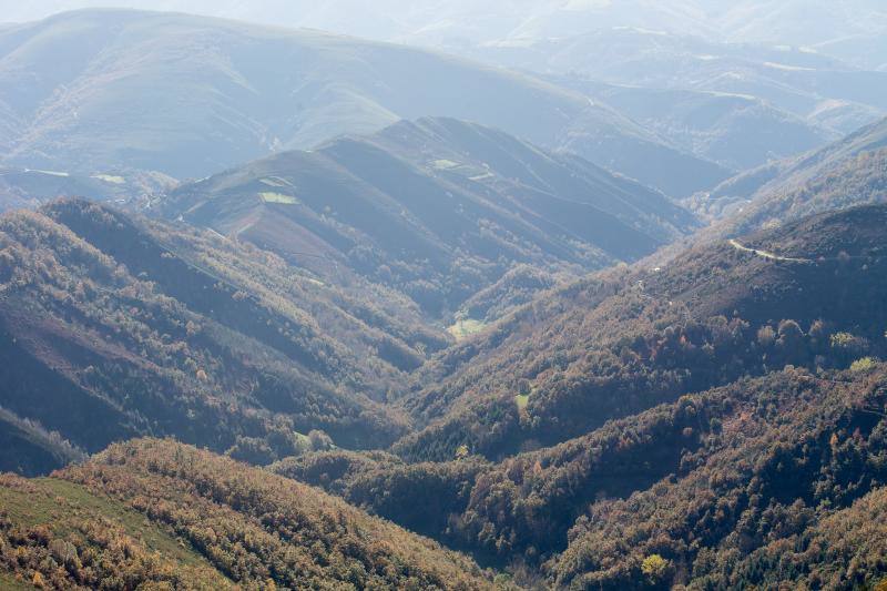 Los colores del otoño tiñen la ruta de los Ancares