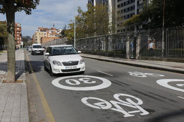 La red de ciclocarriles, limitados a 30 kilómetros por hora, se extiende hacia la zona oeste