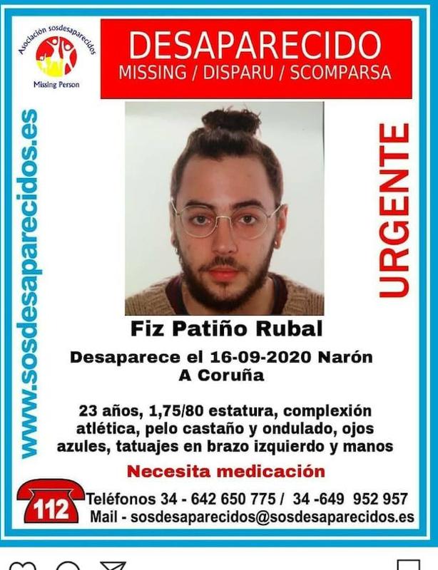 Buscan en Asturias a un joven gallego desaparecido