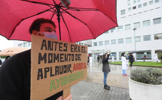 «Nos concentramos por el maltrato a la enfermería eventual e interina»
