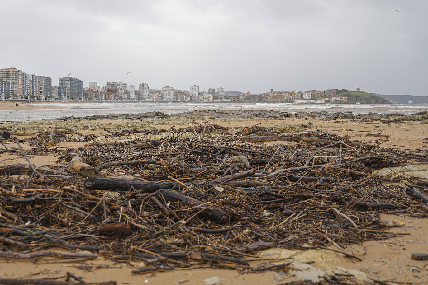 El impacto del temporal en Asturias