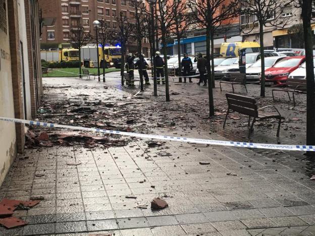 El fuerte viento dispara los efectos de la borrasca 'Dora' en toda la comarca