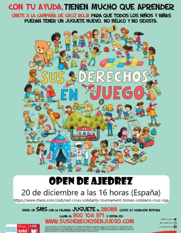 Ajedrez solidario con la Cruz Roja