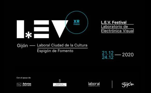 L.E.V. Festival cierra 2020 con su edición Xrmass en Gijón/Xixón, un ciclo de actividades presenciales y online que tendrá lugar del 21 al 24 de diciembre