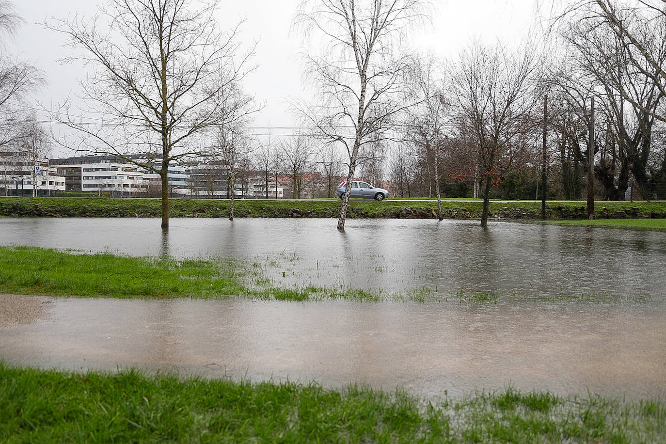 La lluvia y el frío no dan tregua en Asturias