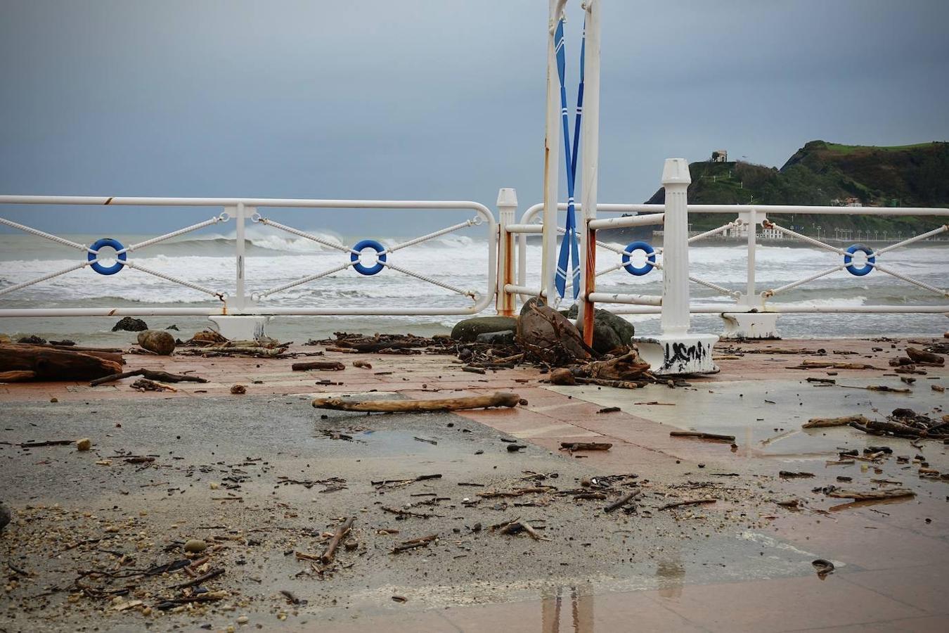 Los estragos de la borrasca en Asturias