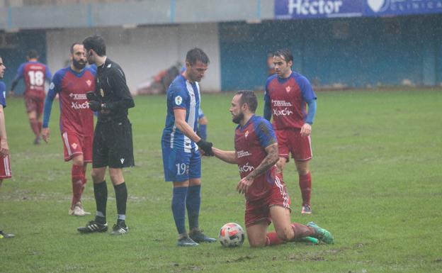 Suspendido el Avilés-Ceares al descanso con 0-1