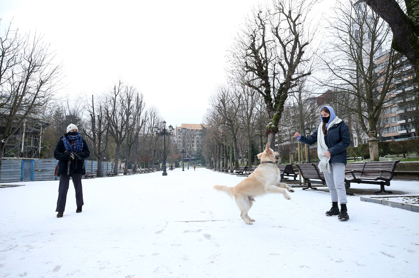 'Filomena' llega con fuerza a Asturias