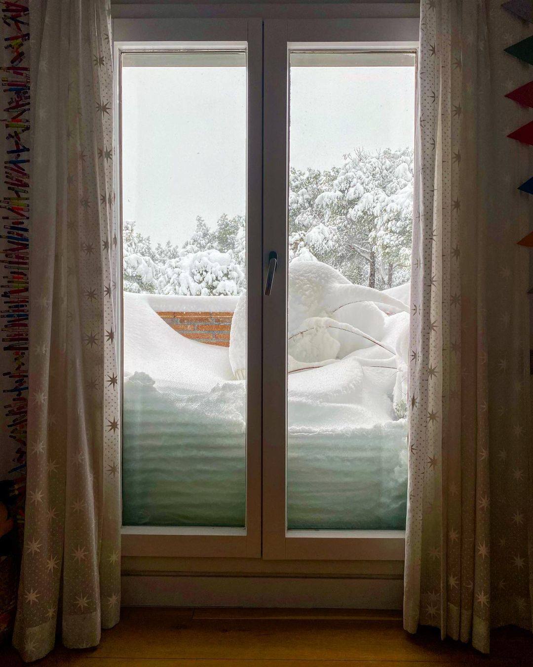 Así son los espectaculares jardines nevados de los famosos