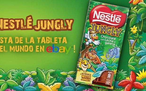 Vuelve el mítico chocolate 'Nestlé Jungly': esto es lo que cuesta la primera tableta