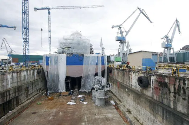 Armón se asegura carga de trabajo en el astillero de Gijón para al menos tres años