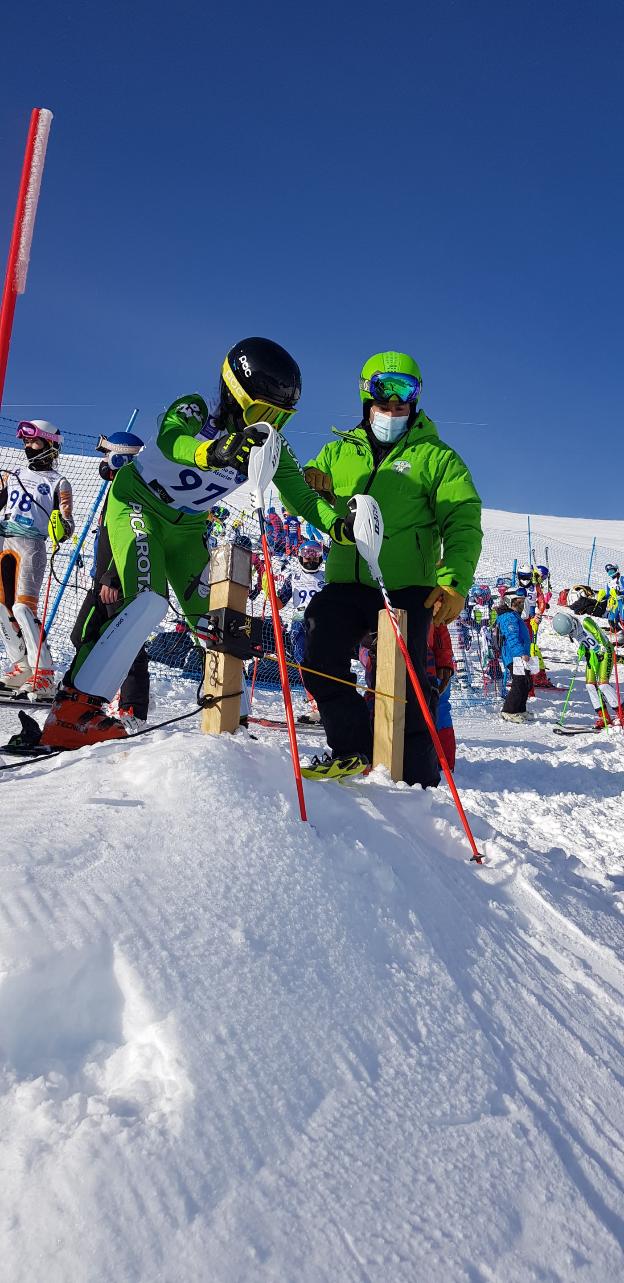 Velocidad en la nieve de Valgrande-Pajares