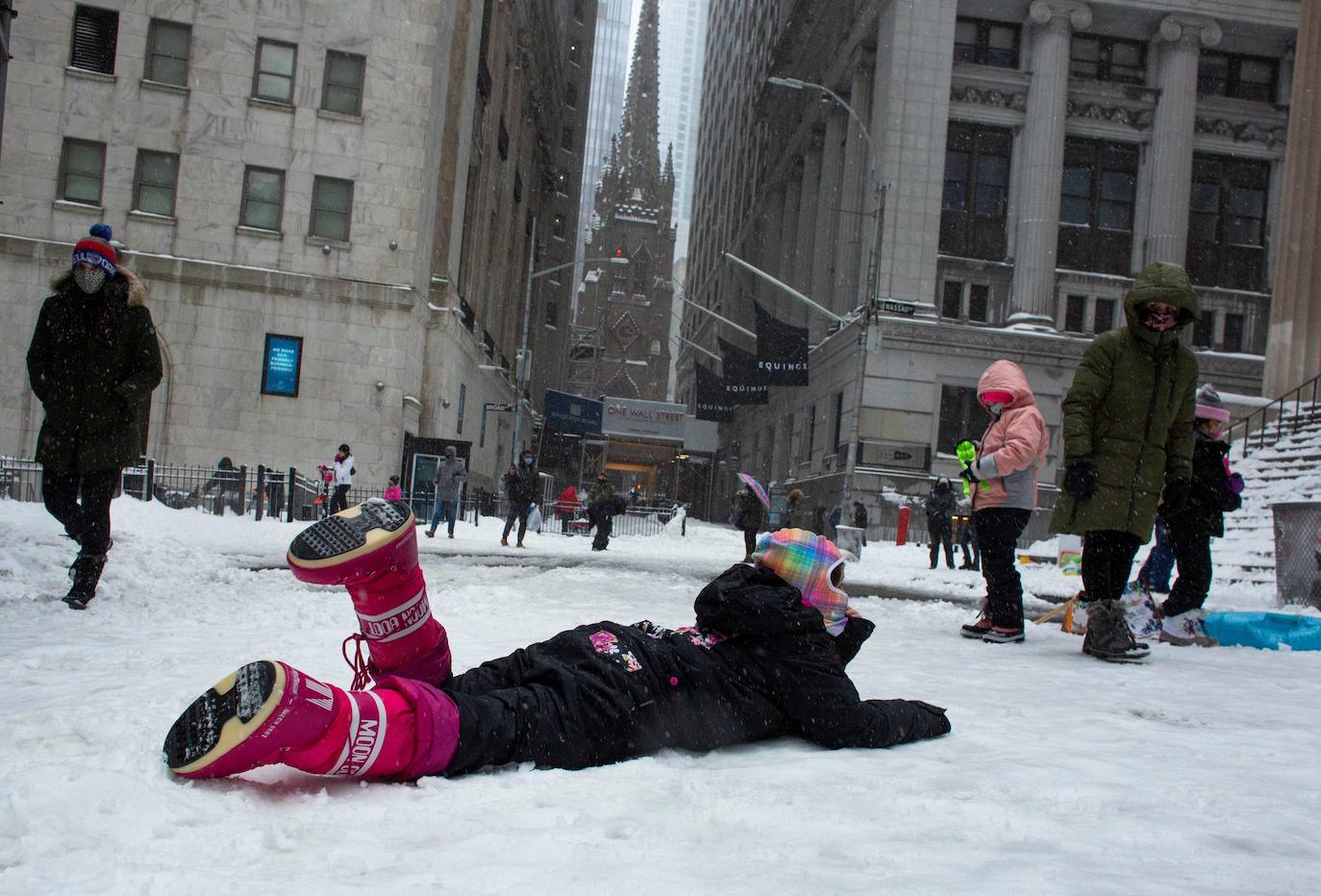 La impresionante nevada de Nueva York
