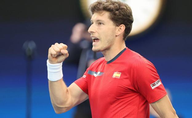 Carreño da el primer punto a España tras ganar a Millman