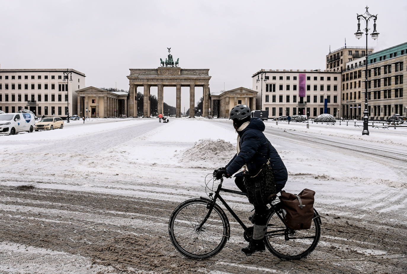 Las llamativas imágenes que deja la nieve en el mundo