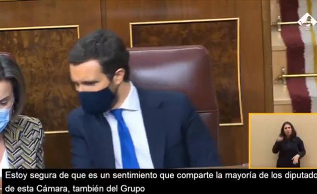 La frase de Adriana Lastra que hace asentir al PP y el inesperado giro que le deja a Casado sin saber cómo reaccionar