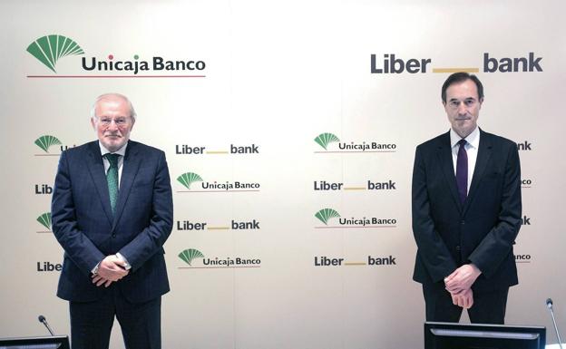 Unicaja y Liberbank pagarán el dividendo previo a la fusión el 16 de abril