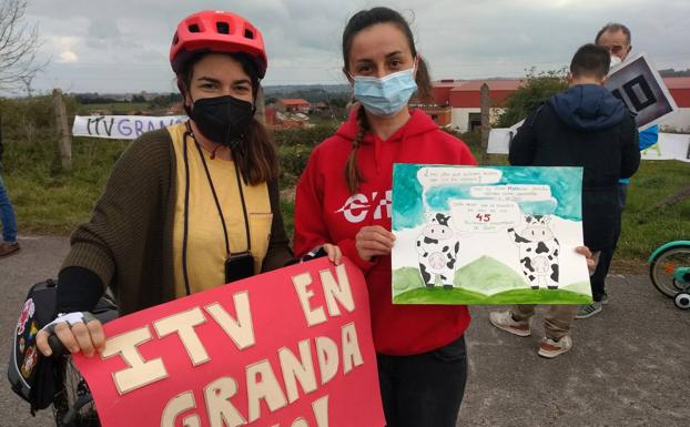 Los vecinos de Granda vuelven a movilizarse contra la ITV