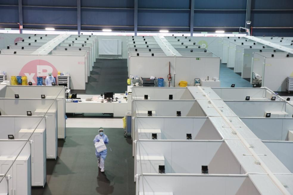 La baja ocupación del hospital del recinto ferial de Gijón apunta a su próximo cierre