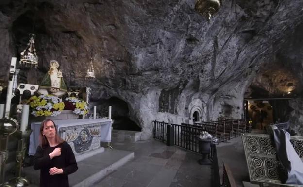 Covadonga estrena una guía para personas con discapacidad auditiva