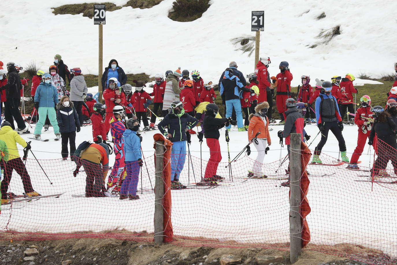 El fin del cierre llena Fuentes de Invierno