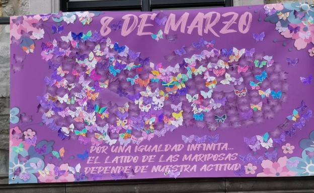 500 mariposas por «una igualdad infinita» en Salas