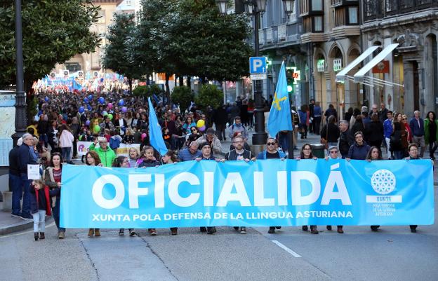 Los partidos nacionalistas tratan de impulsar desde el Congreso la oficialidad del asturiano