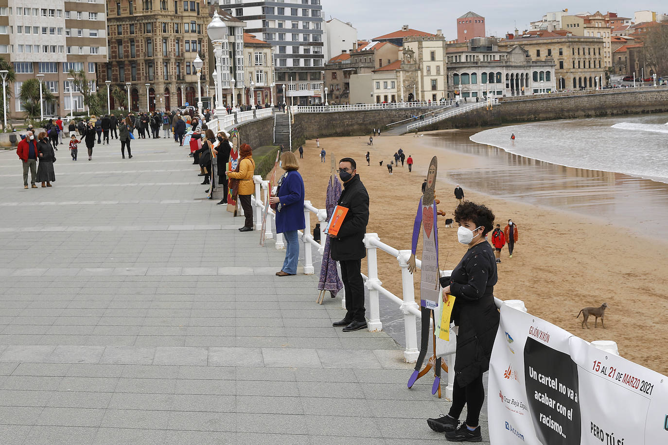 Gijón, contra el racismo y la xenofobia