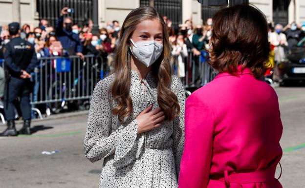 La Princesa de Asturias, en su primer acto en solitario