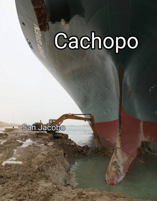 Los mejores memes del barco encallado Ever Given en el Canal de Suez