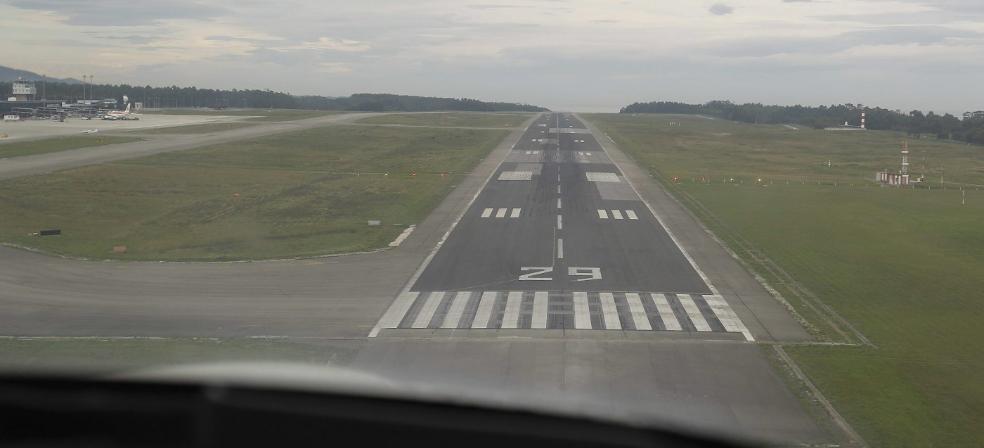 El aeropuerto cierra durante ocho días