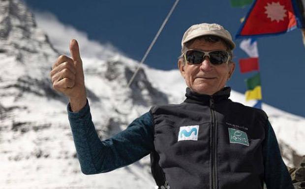 Carlos Soria, con 82 años: «Quiero subir al Dhaulagiri para demostrar que los mayores tenemos muchas ganas de vivir»