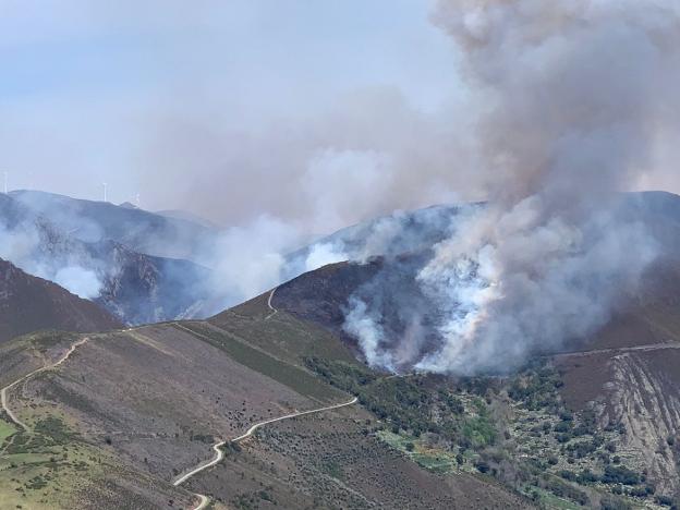 «Si el fuego llega a la plantación de pinos, arden las casas. El abandono es total»