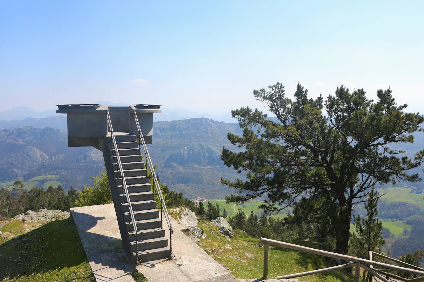 Vistas espectaculares desde lugares muy arriesgados