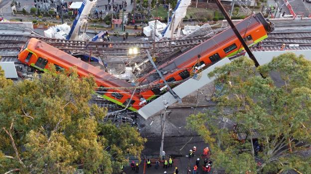 Rabia y dolor en México al morir 23 personas en el peor accidente de metro de su historia