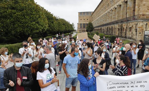 El Principado sobre los interinos: «La ley es la ley y el Gobierno asturiano no puede saltársela»