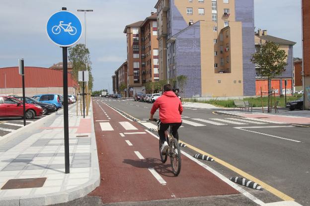 Lugones tendrá siete kilómetros de carriles bici en 2023 que conectarán con La Fresneda