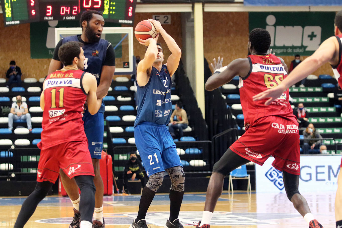 Las imágenes del Liberbank Oviedo 78-83 Granada