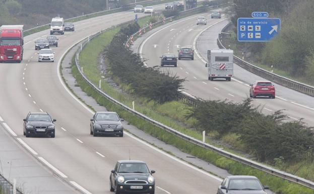 La reparación de la salida de Gijón a la 'Y' obliga a cortar dos dias el carril derecho