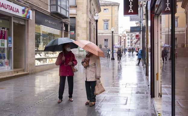 Asturias recibe el fin de semana con lluvias y caída de temperaturas