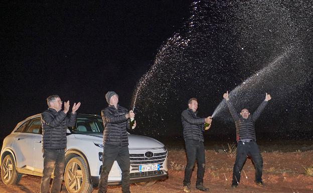 Nuevo récord de distancia: 807 km en un coche de hidrógeno