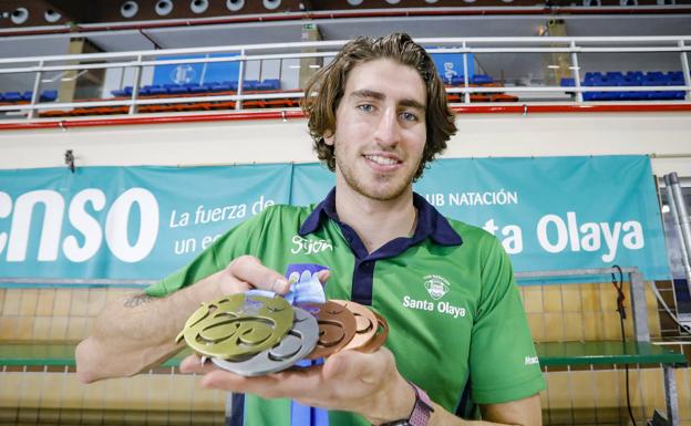 César Castro bate el récord nacional de 200 libre en el Europeo