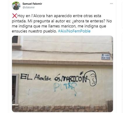 «No me indigna que me llames maricón, me indigna que ensucies nuestro pueblo»